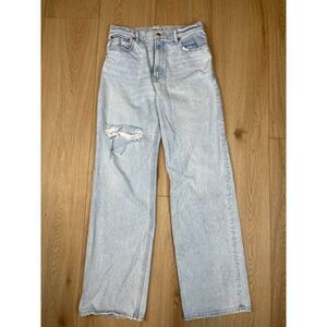 Abercrombie & Fitch Light Blue Straight Leg Jeans